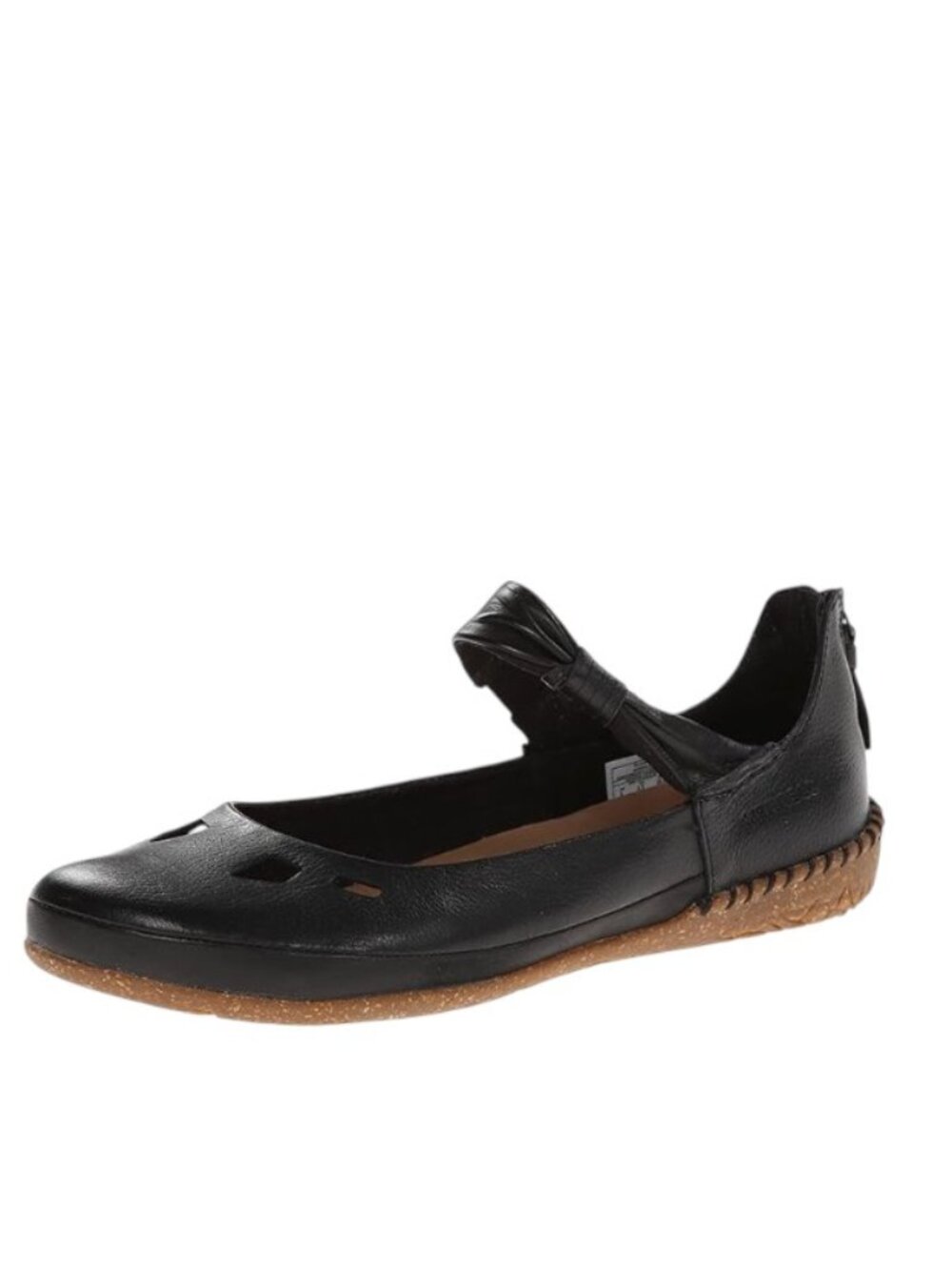 Merrell Women's Black Whisper Emme Leather Slip-On Mary Jane Flats Size 7.5